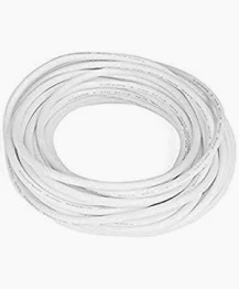[SILICONWIRE-24AWG-WHITE-1M] High Quality Ultra Flexible Silicon Wires - WHITE, 24AWG - 1M