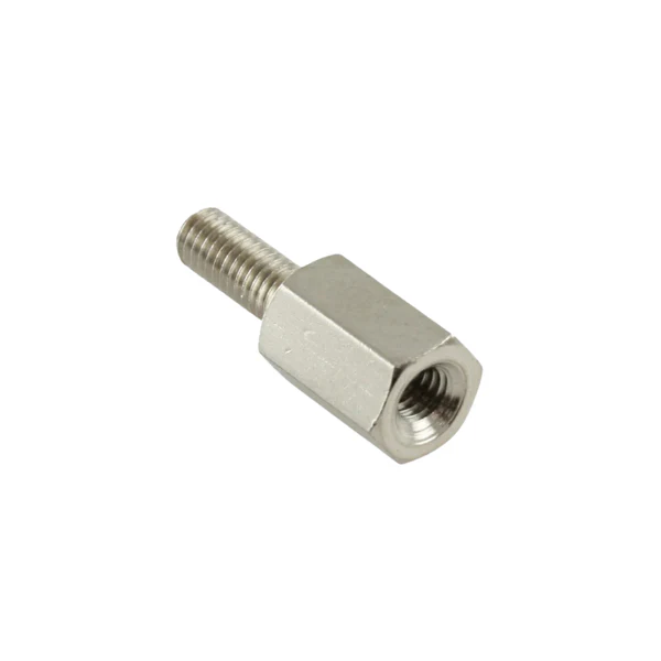 [MTF-BNP-STANDOFF-M3-12] M3 X 12mm Male to Female Brass with Nickel plating Hex Threaded Standoff Spacer