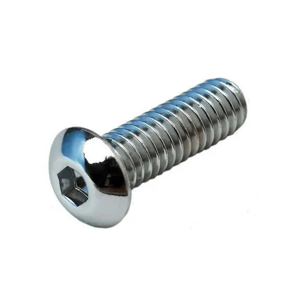 [HEX-BUTTON-SS304-M3-6] M3 X 6mm Hex (Allen) Button Head SS 304 Screw (Dia. 3mm, Length 6mm)