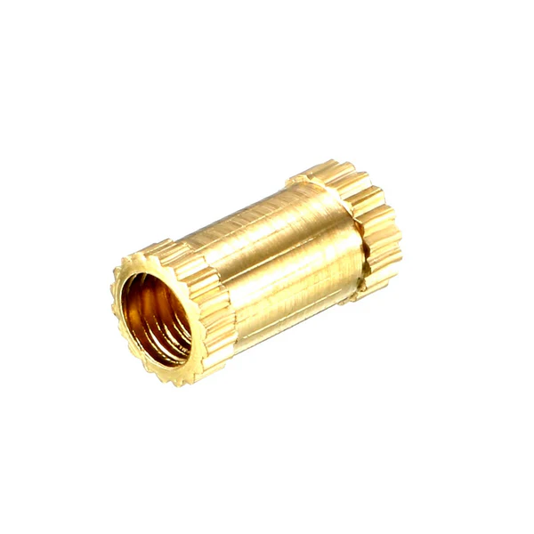 [BRASS-INSERTS-M5-8] M5 X 8mm Brass Threaded Inserts (Dia. 5mm, Length 8mm)