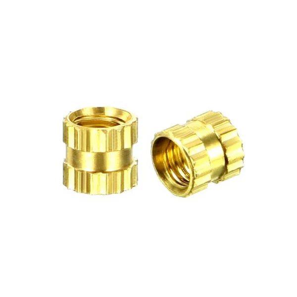 [BRASS-INSERTS-M3-8] M3 X 8mm Brass Threaded Inserts (Dia. 3mm, Length 8mm)