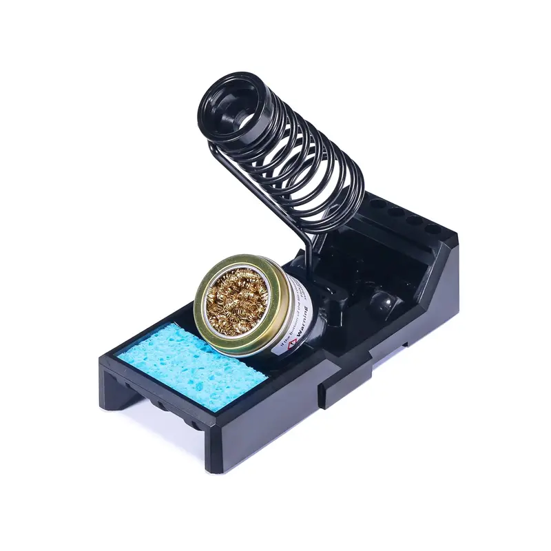 [TIHUA-X-4-SOL-HOLDR] YIHUA X-4 Premium Soldering Iron Holder with Brass Wool, Cleaning Sponge and Solder Tip Slots