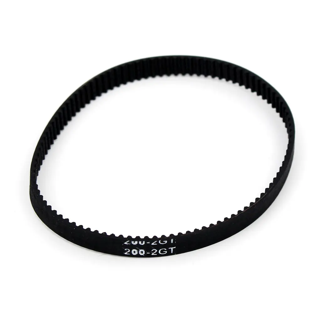 [GT2-TIME-BELT-200MM] GT2 Timing Belt 200mm Width-6mm ClosedLoop Rubber Belt for 3D Printer 
