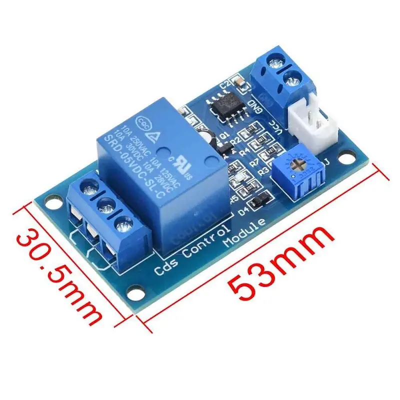 [XH-M131-LC-RELAY] XH-M131 DC 5V Light Control Switch Photoresistor Relay Module