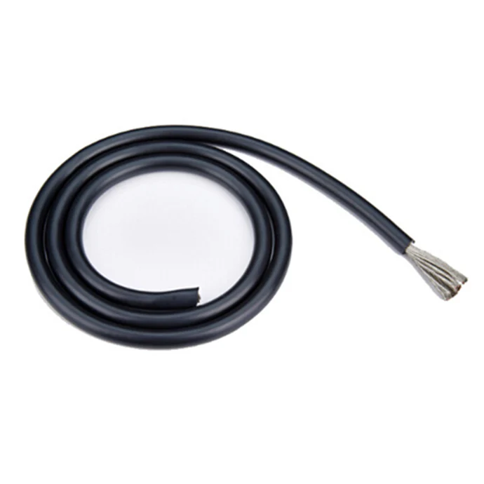[SILICONWIRE-12AWG-BLACK-1M] High Quality Ultra Flexible Silicon Wires Black, 12AWG - 1M