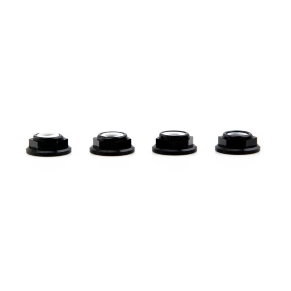 5MM Anodized Locknut Low Profile - Black