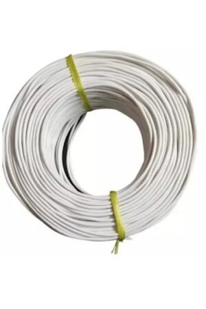 High Quality Ultra Flexible Silicon Wires - WHITE, 24AWG