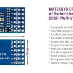 MATEKSYS CRSF-PWM Converter with Variometer, CRSF-PWMV10