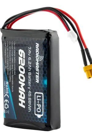 RadioMaster 2S 7.4V LiPo Transmitter Battery for BoxerTX16S – 6200mAh